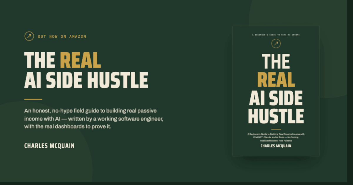 The Real AI Side Hustle Is Live on Amazon